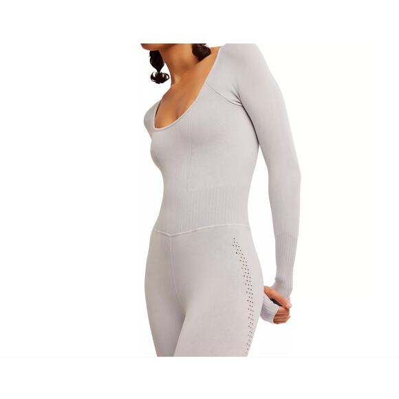 FP Movement by Free People Light Gray Jumpsuit - Picture 3 of 11